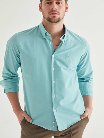 D’S Damat Shirt in Groen: voorkant