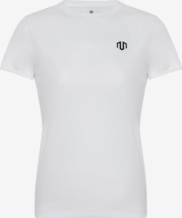 MOROTAI T-shirt 'BRAND BASIC' i vit: framsida