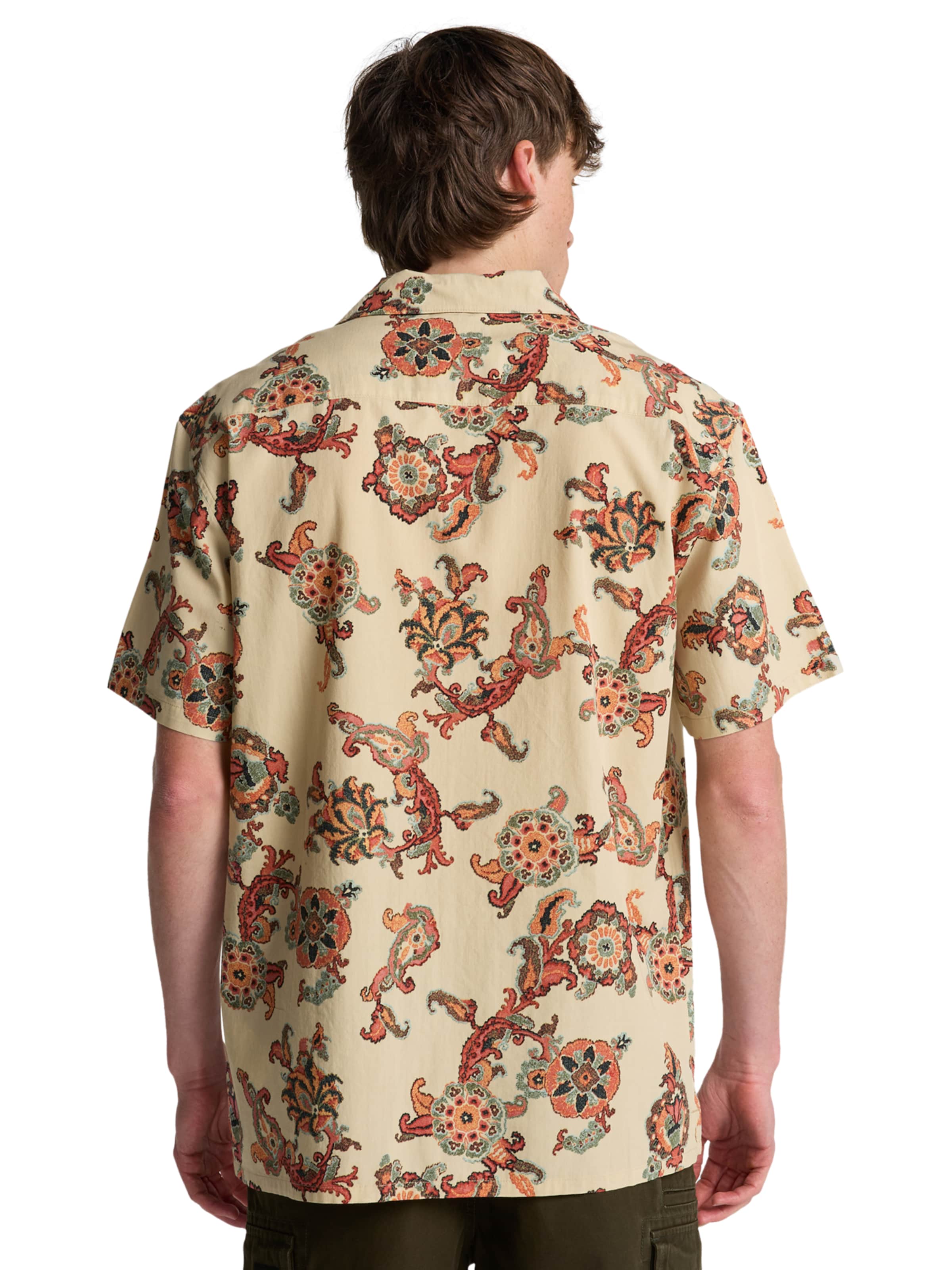 BILLABONG Comfort fit Button Up Shirt 'Vacay' in Beige