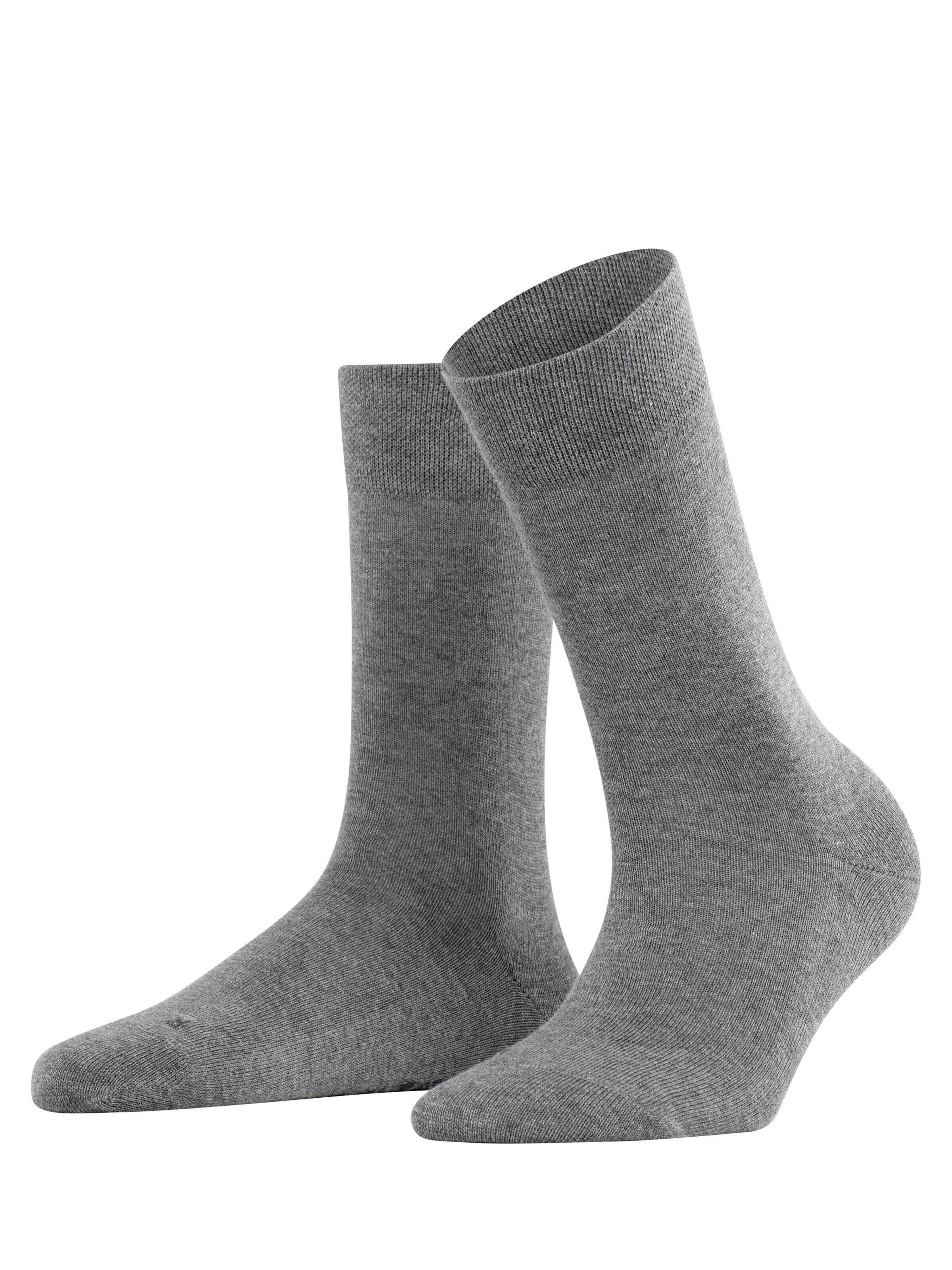 FALKE Socken 'Sensitive London'‌‌‌‌‌‌‌ in Grau: Vorderseite
