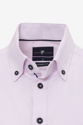DENIM CULTURE Regular fit Button Up Shirt ' STANLEY ' in Pink