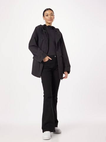 Parka mi-saison 'Agnes' elvine en noir