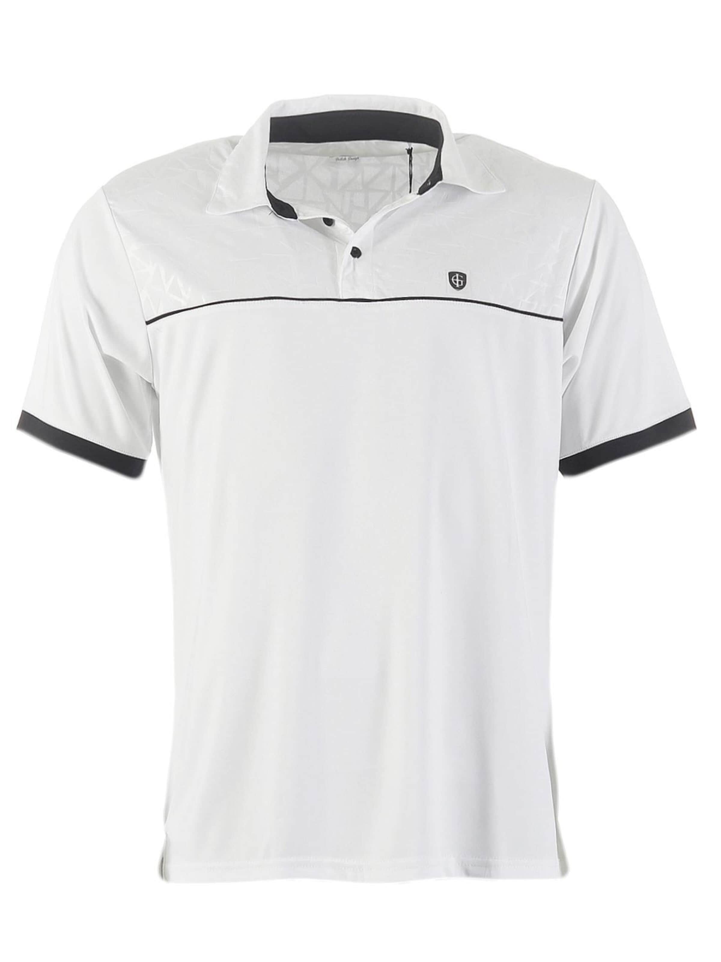 Cocain Underwear Shirt 'Poloshirt' in White: front