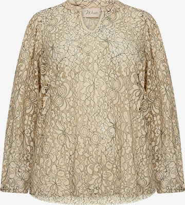 Maglietta ' WA-KILA ' di Wasabi Concept in beige: frontale