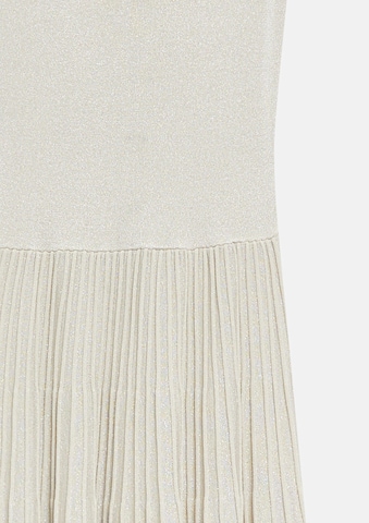 COMMA Strickkleid in Beige