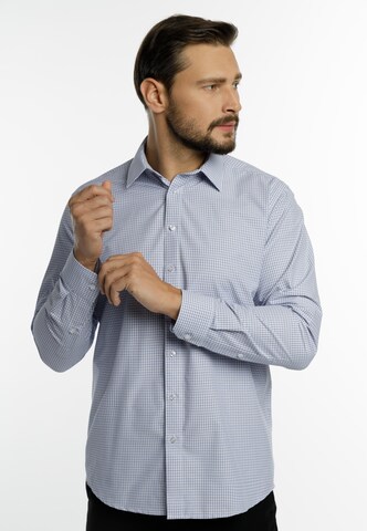 DreiMaster Klassik Regular fit Button Up Shirt in Blue