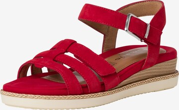 TAMARIS Sandals in Red: front