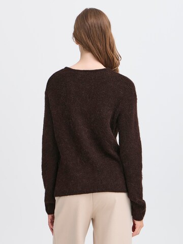 ICHI Strickjacke 'IHKAMARA' in Braun