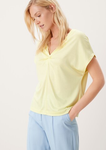 T-shirt s.Oliver BLACK LABEL en jaune