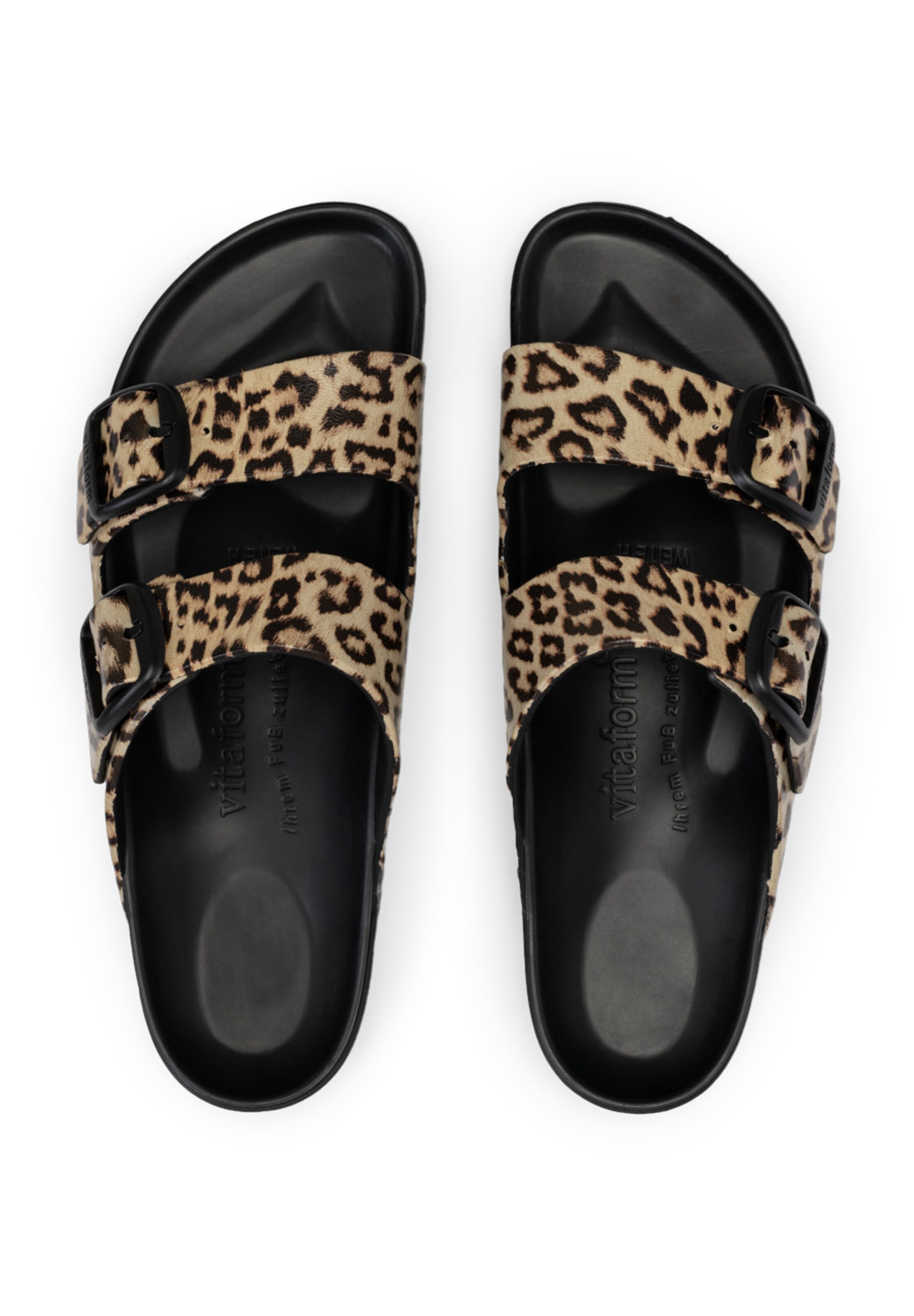 VITAFORM Mules in Brown