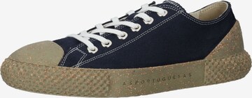 Baskets basses Asportuguesas en bleu : devant