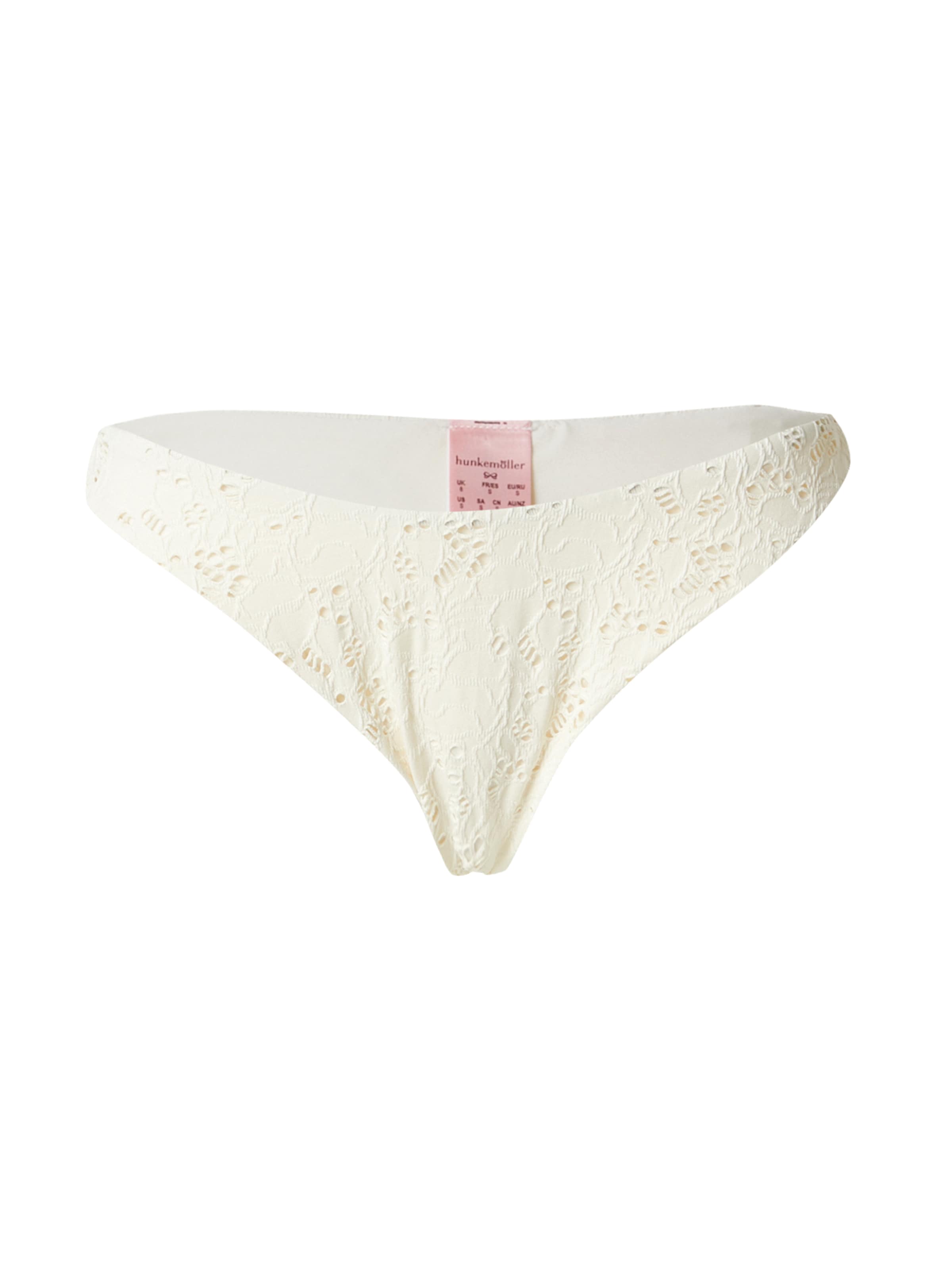 Bas de bikini Hunkemöller en blanc : devant