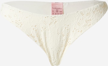 HunkemöllerBikini donji dio - bijela boja: prednji dio