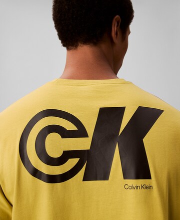 T-Shirt Calvin Klein Jeans en jaune