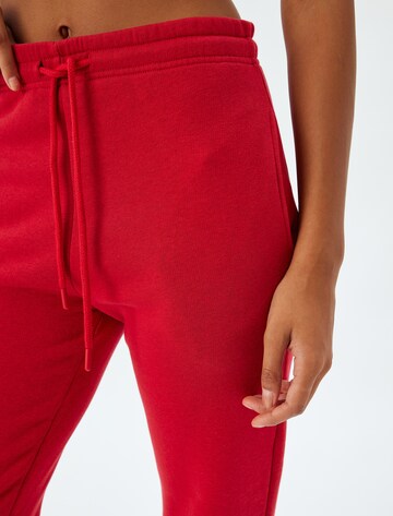 Koton Tapered Trousers in Red