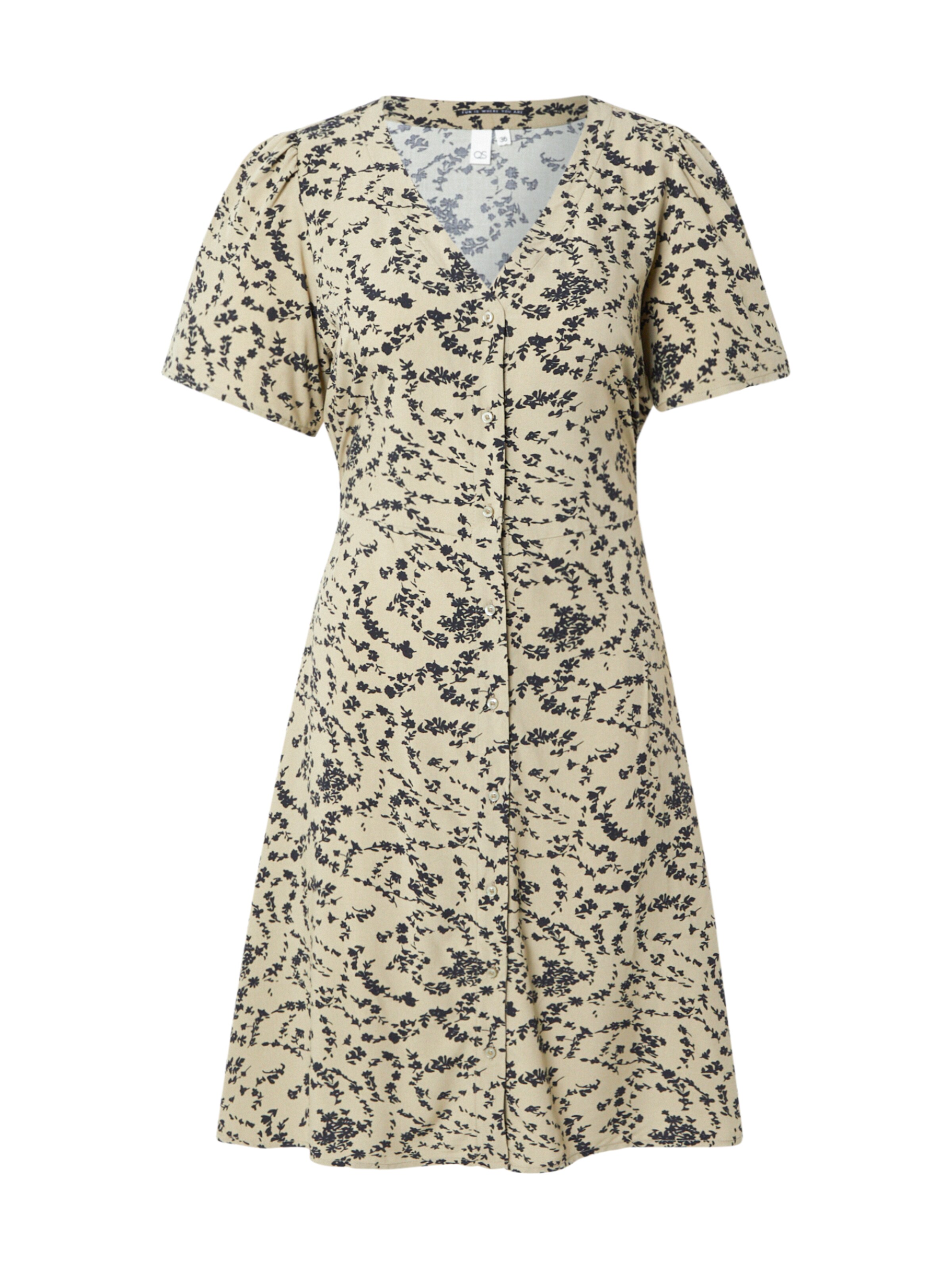 QS Blusenkleid in Grün: Vorderseite