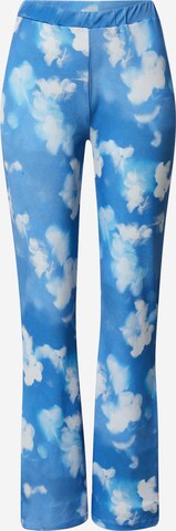 Nasty Gal Flared Broek in Blauw: voorkant