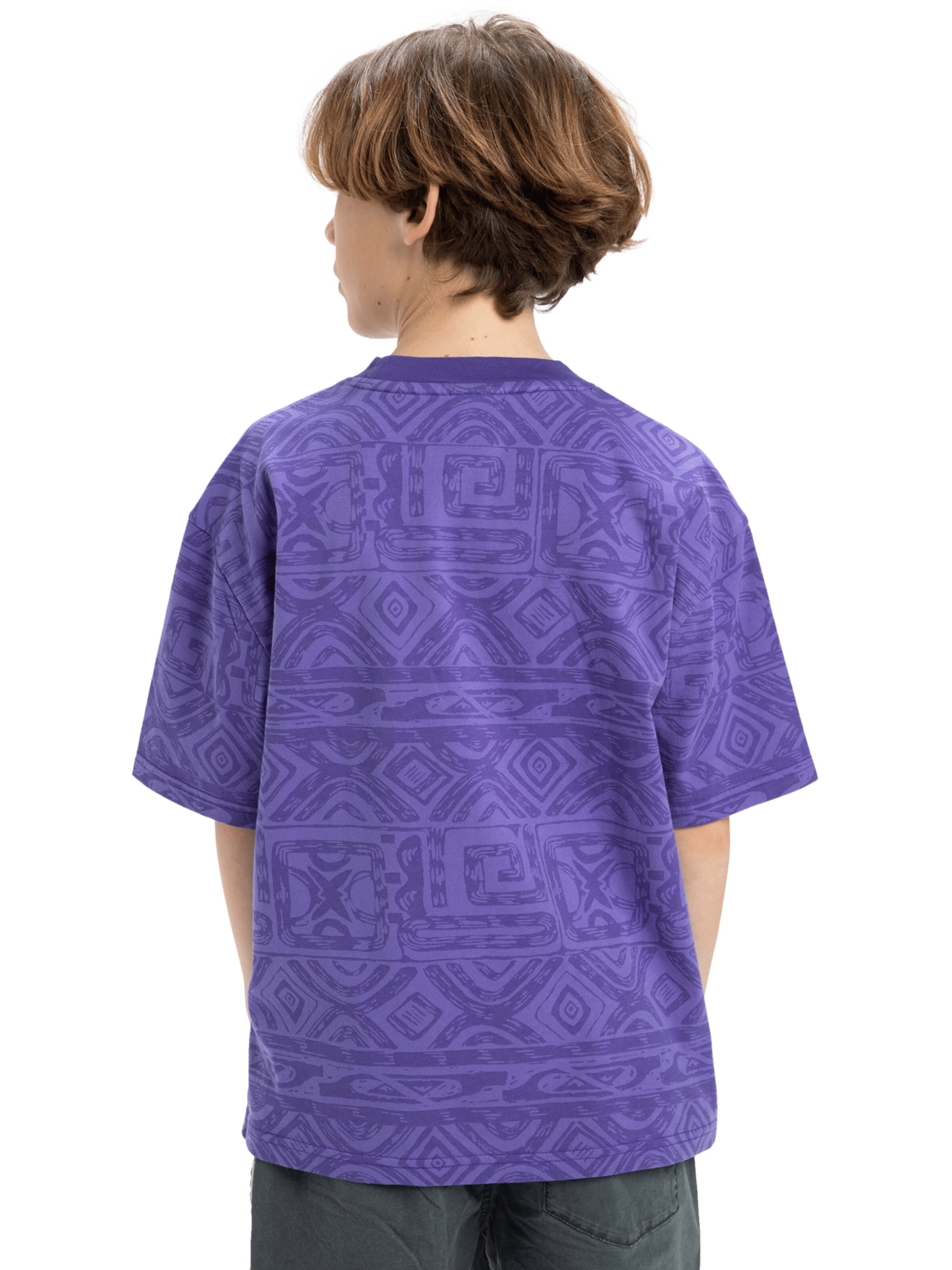 QUIKSILVER T-Shirt 'Global Heat' in Lila