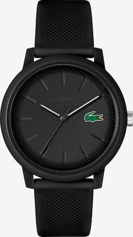 LACOSTE Аналогов часовник в черно: отпред