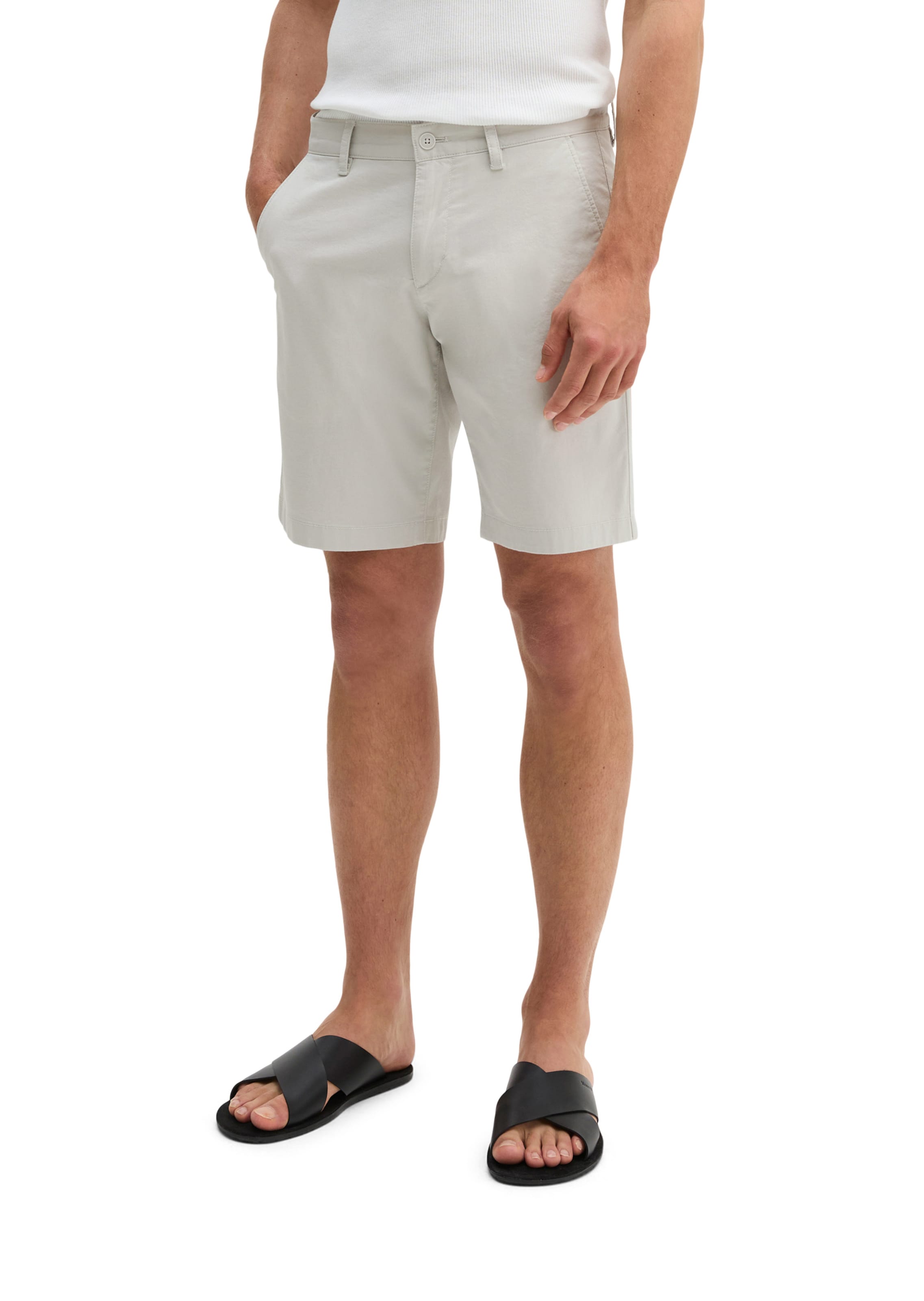 Marc O'Polo Regular Broek 'Reso' in Grijs: voorkant