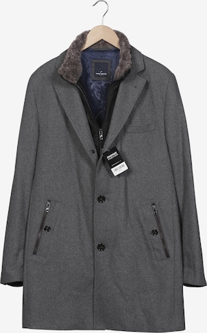 HECHTER PARIS Mantel L-XL in Grau: Vorderseite