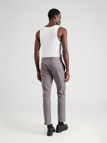 Regular Pantalon chino 'David' HUGO en gris