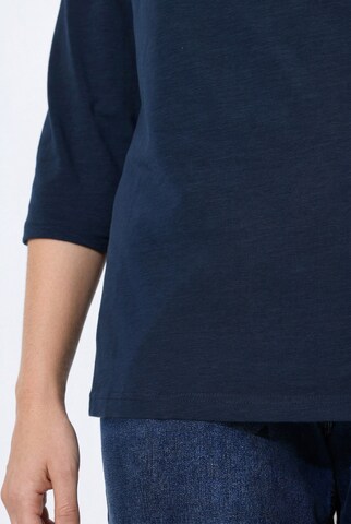 Ulla Popken Langarmshirt in Blau