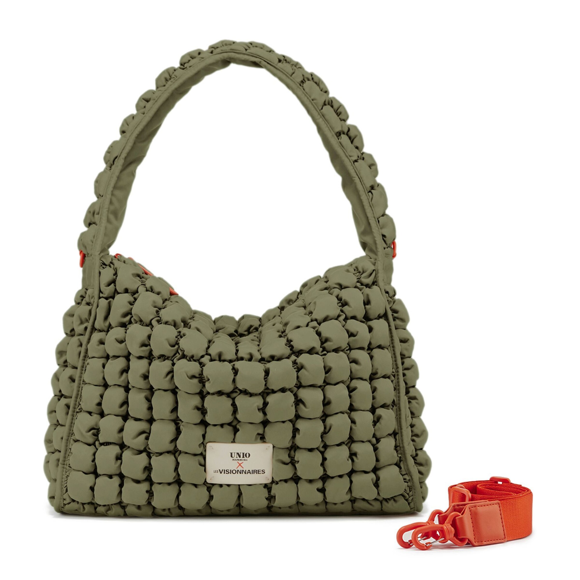 Sac bandoulière 'Unio' Les Visionnaires en vert : devant