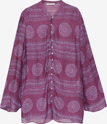 Pull&Bear Blouse in Purple: front