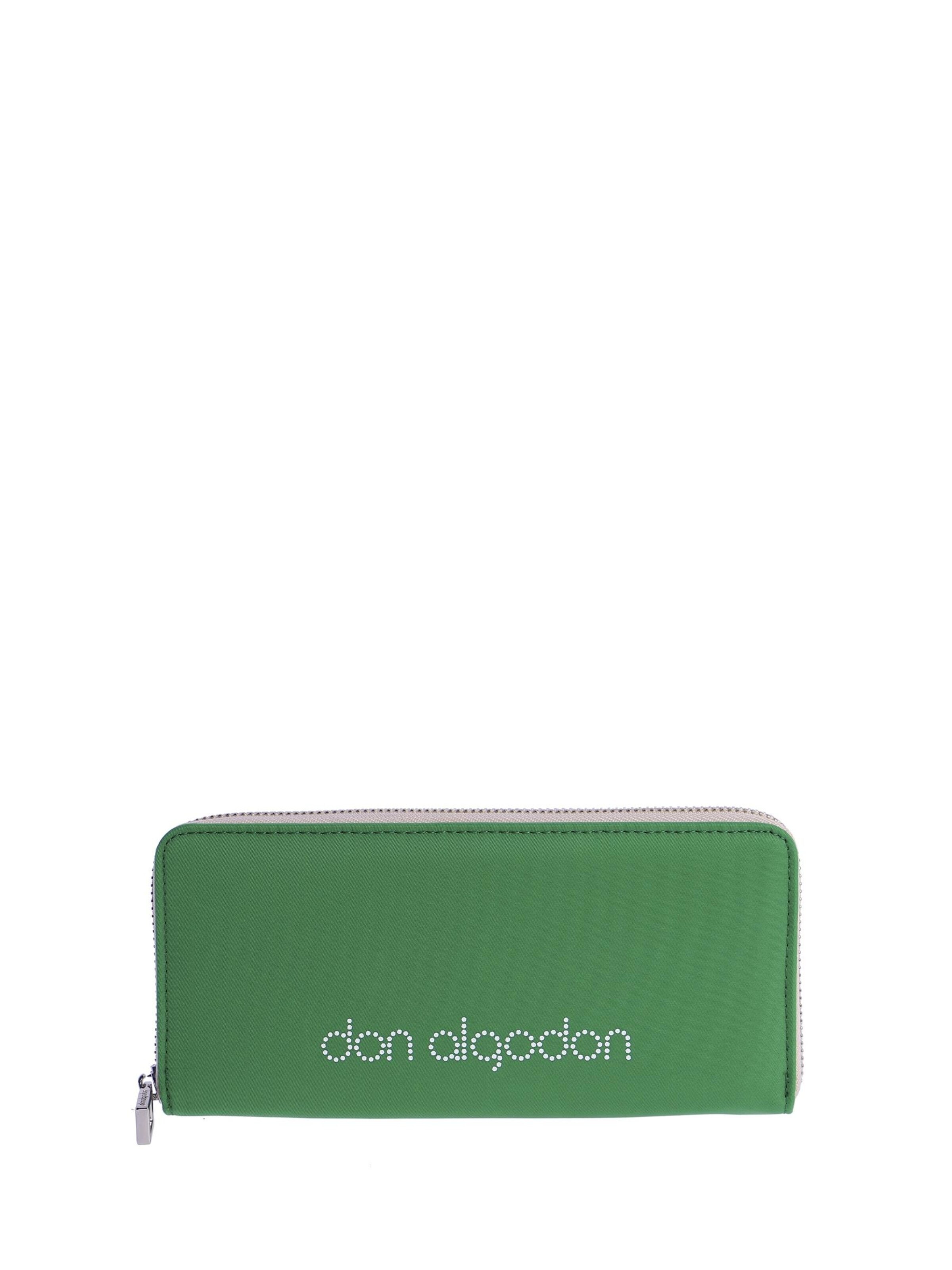 Don Algodon - Cartera 'Carteras para mujer DON ALGODON Mónica con cremallera' en verde: frente