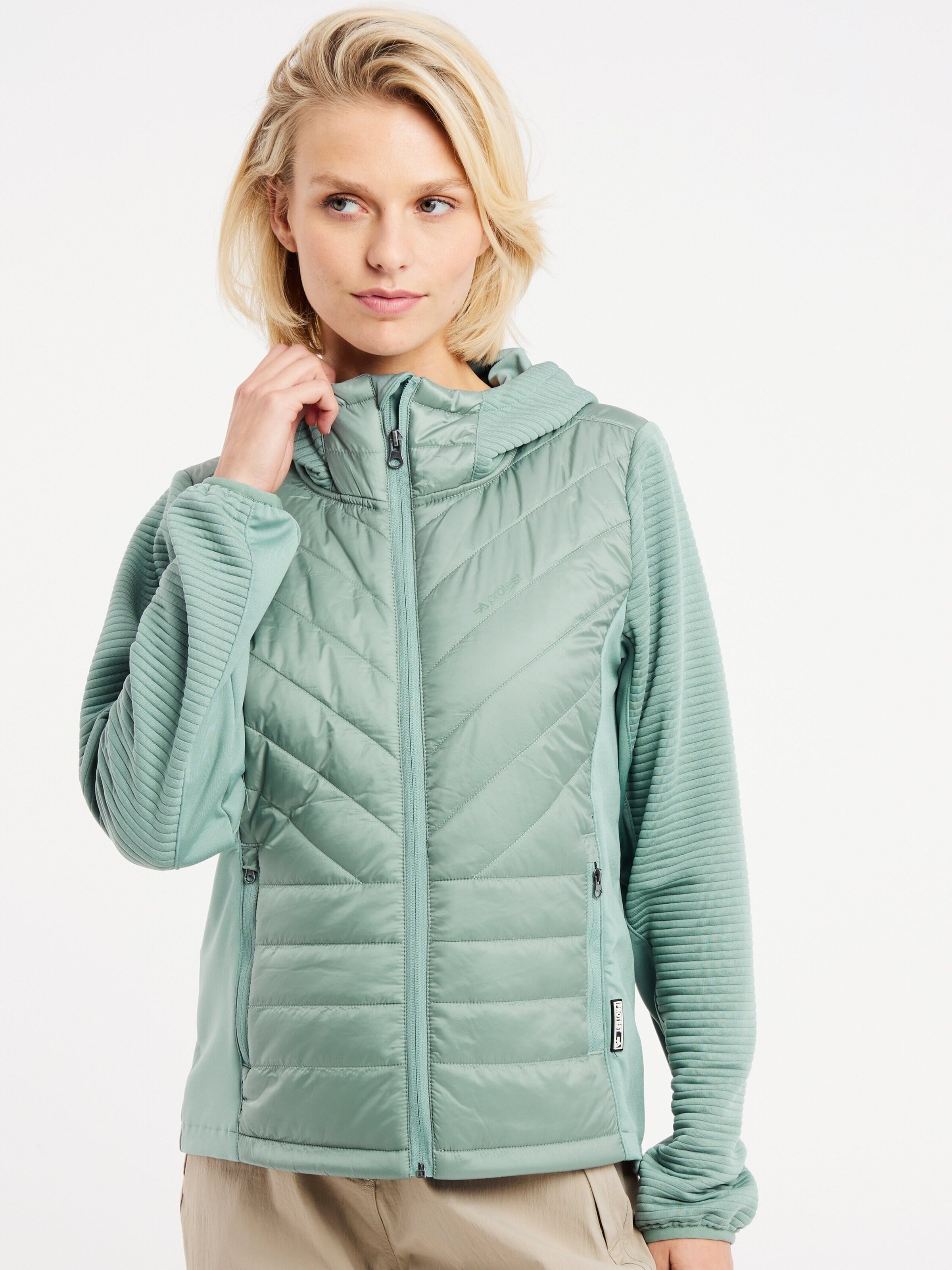PROTEST Winter Jacket 'PRTHESTIA' in Green: front