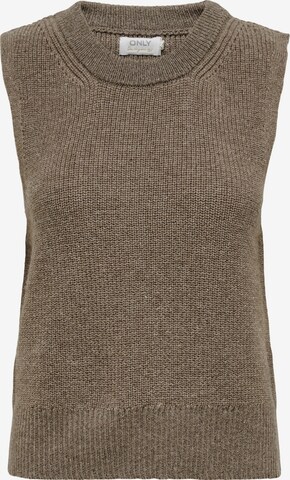 ONLY Sweater 'Paris' in Brown: front