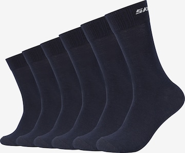 SKECHERS Athletic Socks 'Washington' in Blue: front