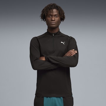 PUMA Funktionsshirt 'Pwrtrain' in Schwarz: Vorderseite