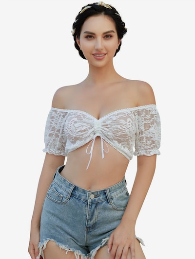Yesfashion Traditional Blouse in 42 in White, Item view