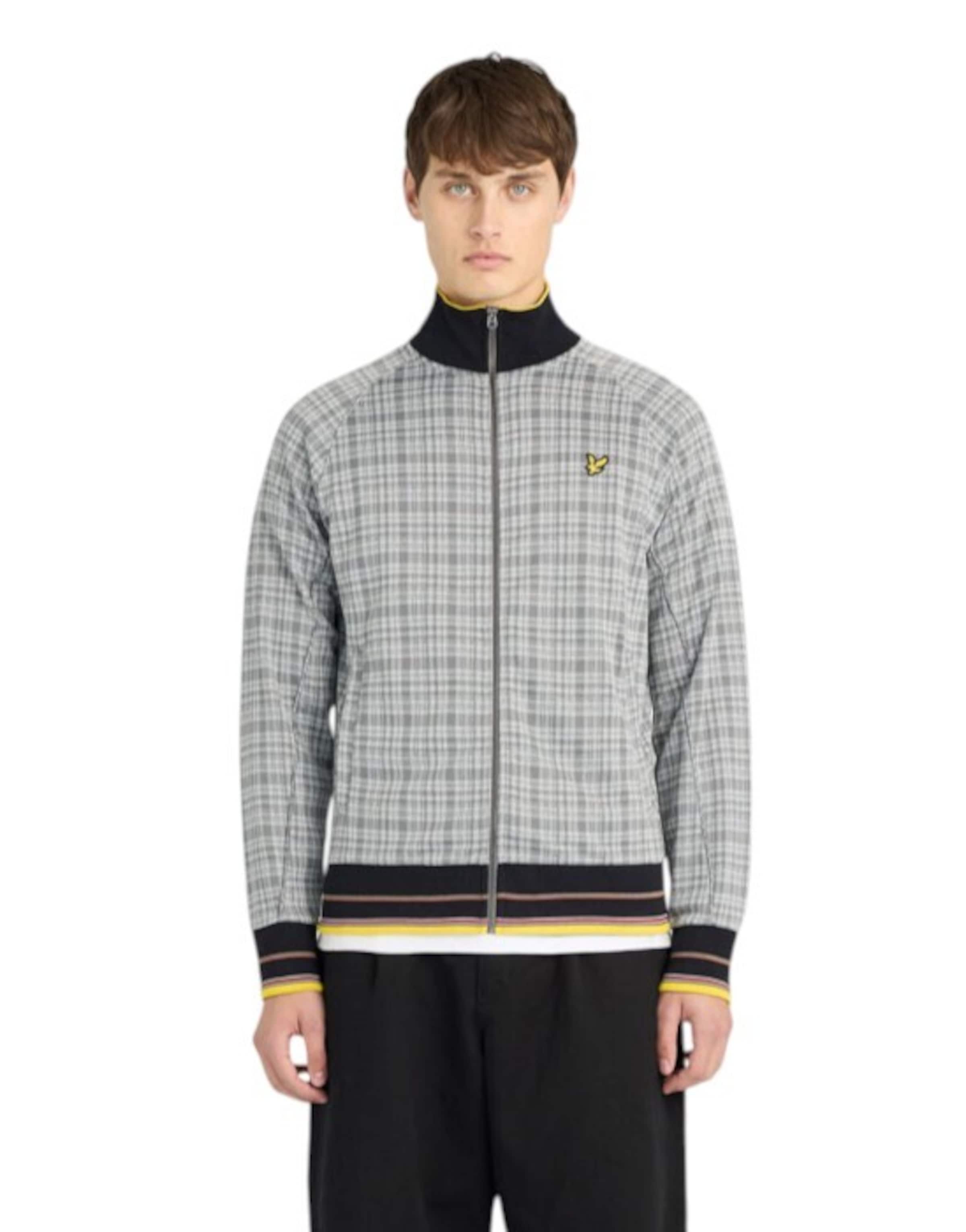 Lyle & Scott - Casaco de malha em cinzento: frente