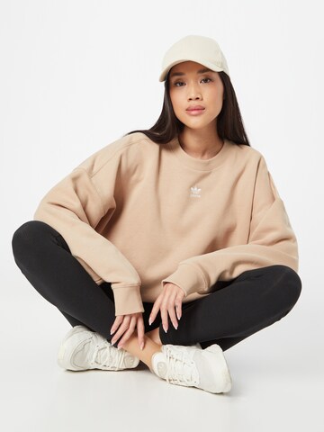 ADIDAS ORIGINALS Sweatshirt 'Adicolor Essentials Fleece' i beige