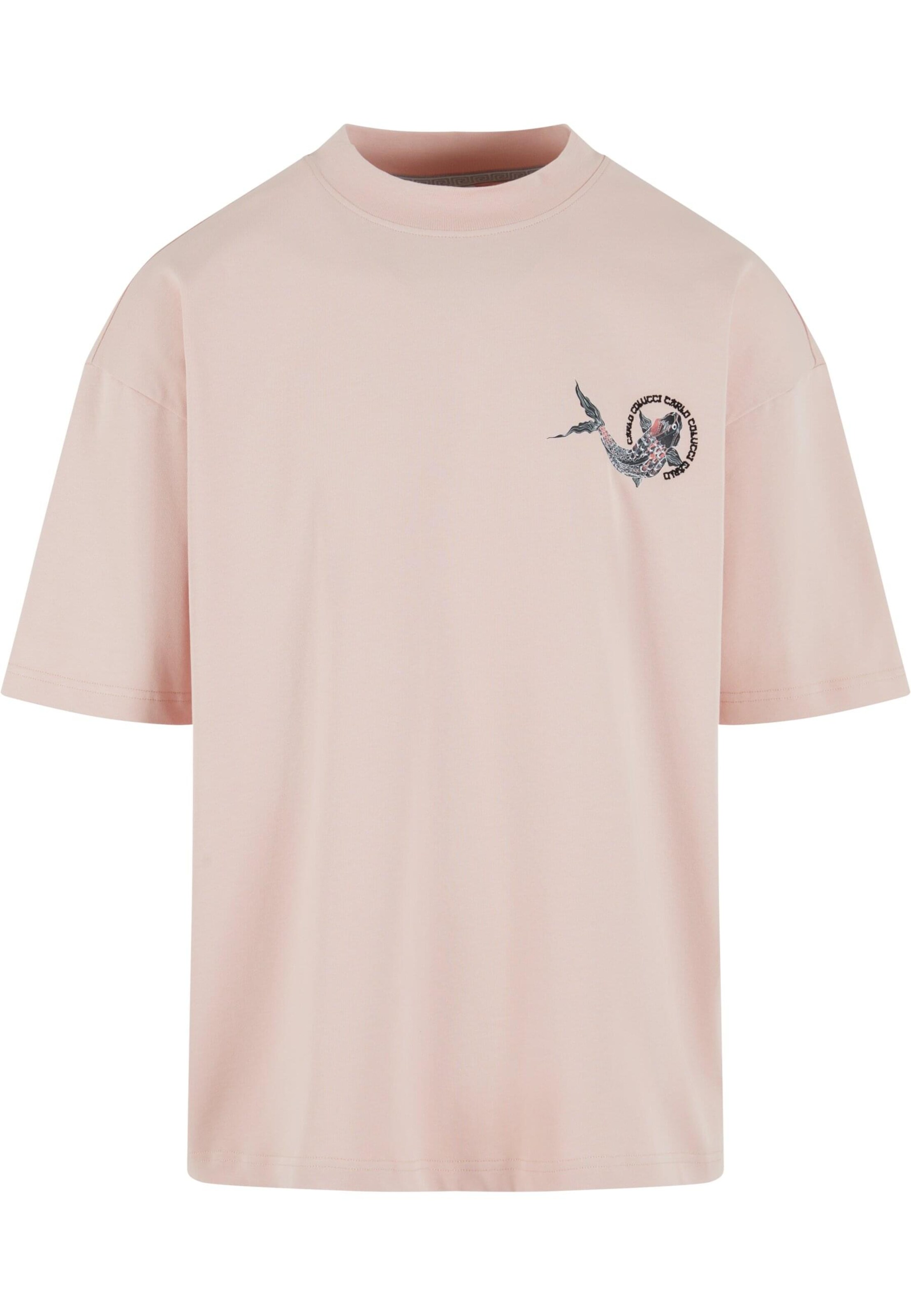 Carlo Colucci Shirt 'Dorio' in Roze: voorkant