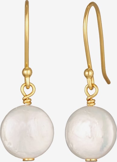 ELLI Náušnice - zlatá / perlově bílá, Produkt