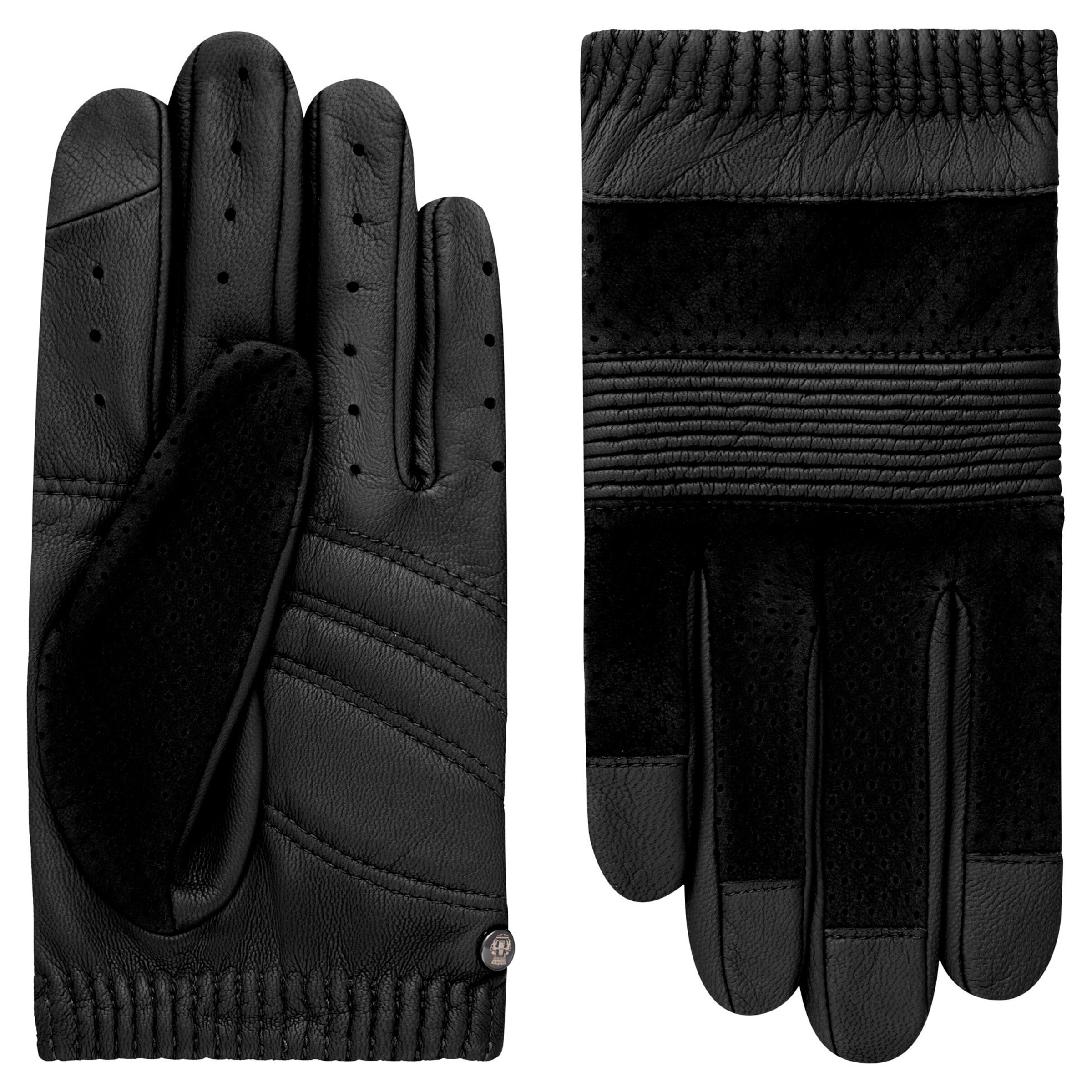 Gants 'VOLTERRA TOUCH' Roeckl en noir : devant