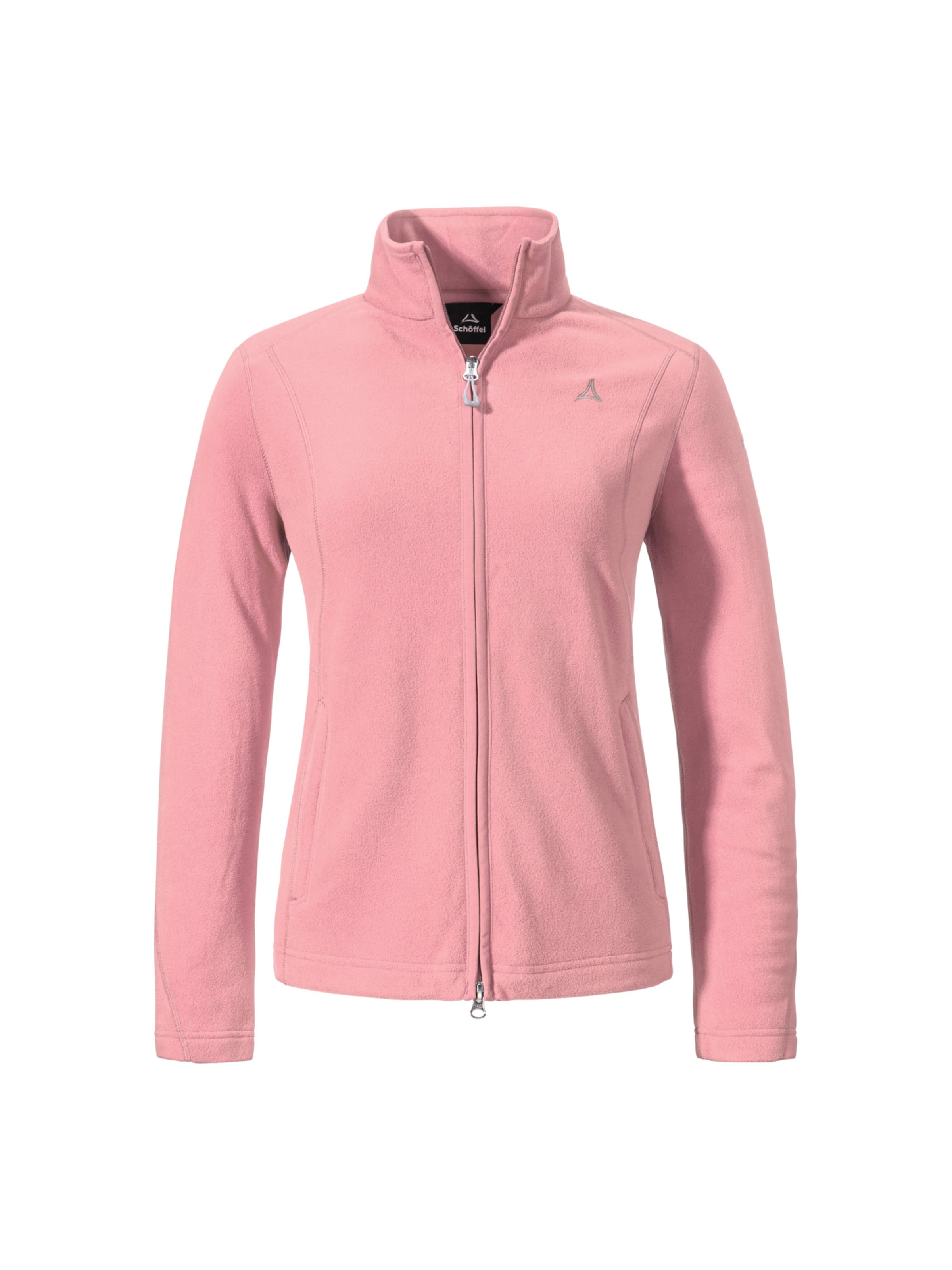 Schöffel Functionele fleece jas 'Leona3' in Roze: voorkant