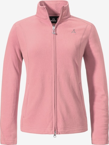 Schöffel Athletic Fleece Jacket 'Leona3' in Pink: front