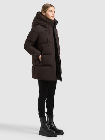 khujo Wintermantel 'Drown2' in Bruin