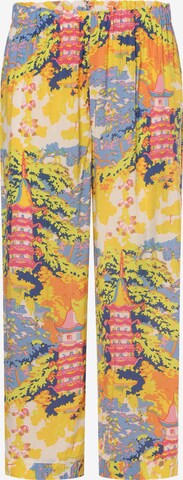 Marie Lund Pajama Pants in Yellow: front