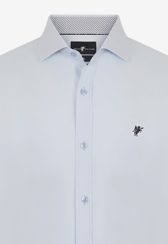 DENIM CULTURE Regular fit Button Up Shirt 'Bennie' in Blue