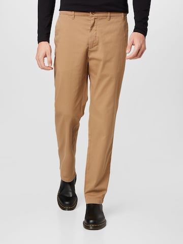 NORSE PROJECTS Regular Trousers 'Aros' in Brown: front