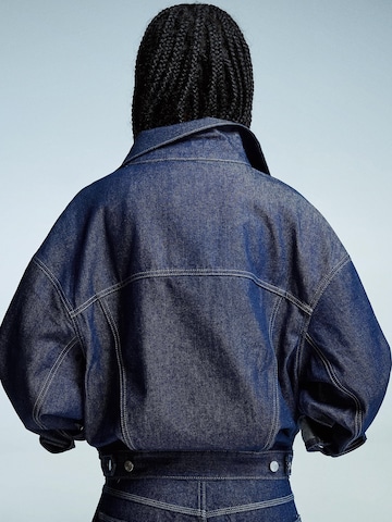 Chemisier Bershka en bleu