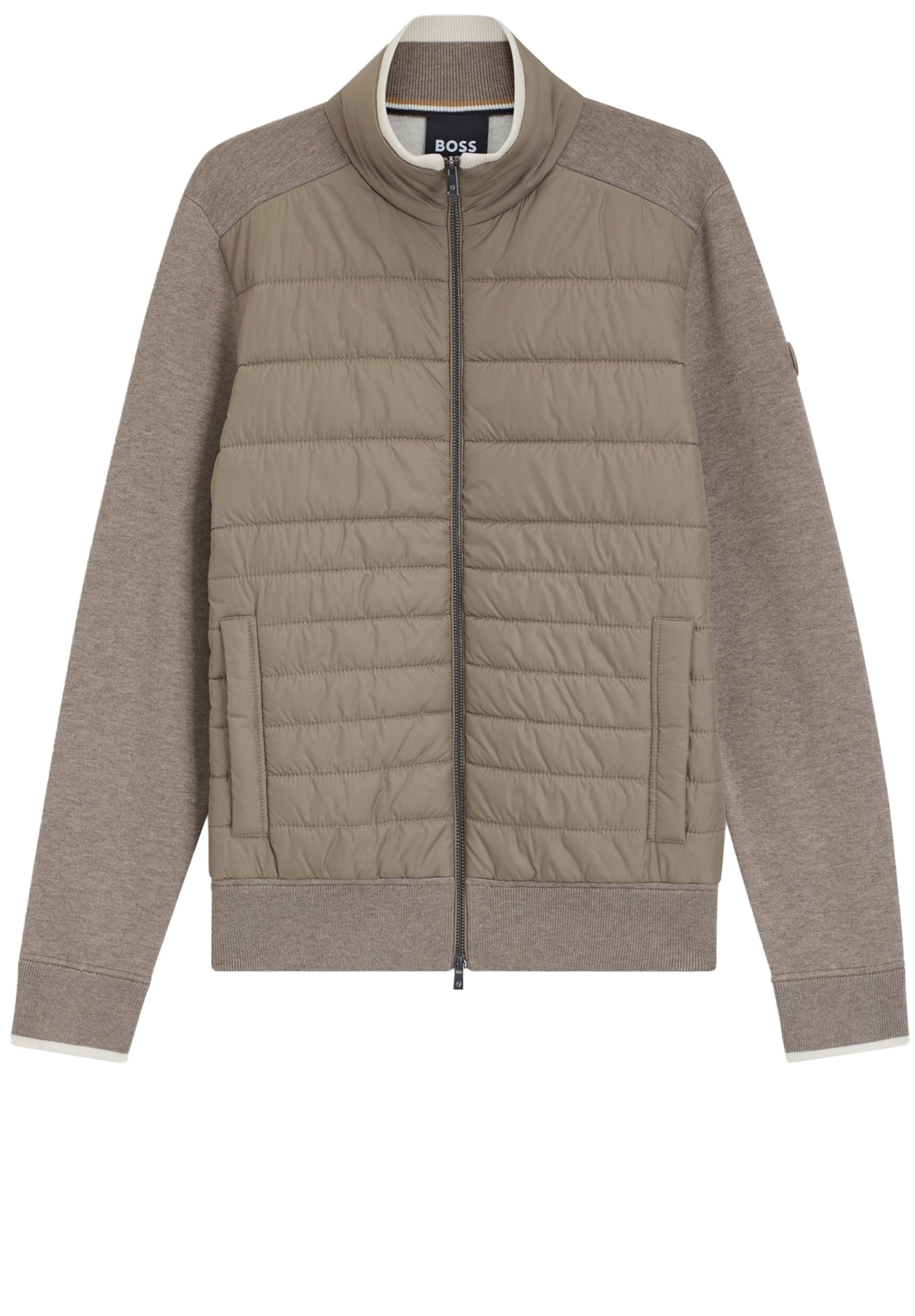 BOSS Between-Season Jacket ' Facente' in Brown: front