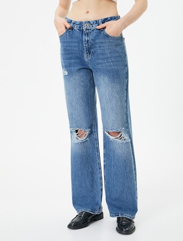 Koton Wide Leg Jeans in Blau: Vorderseite