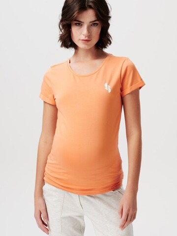 Supermom Shirt 'Freepoort' in Oranje: voorkant